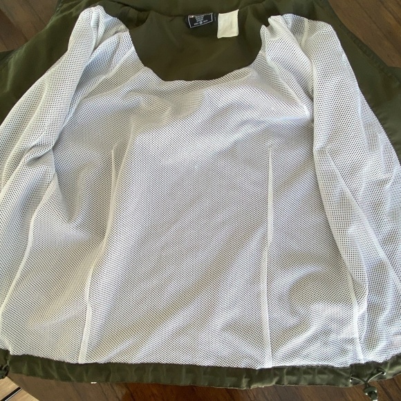 Champion made in Canada full zip windbreaker green vintage - Picture 10 of 16